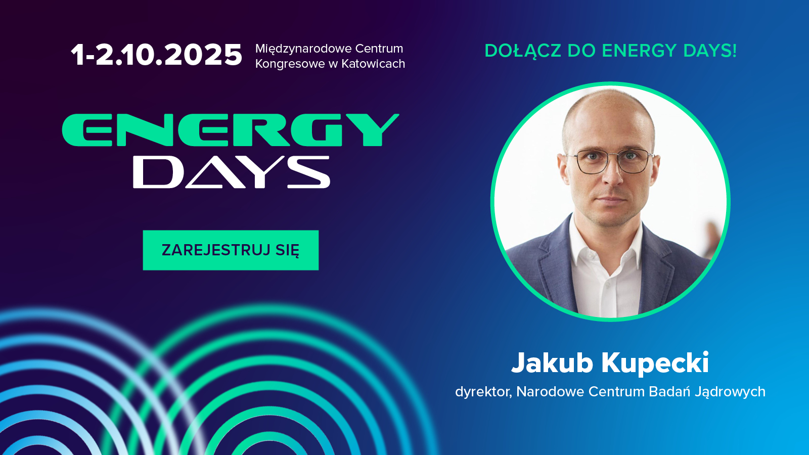Prof. Jakub Kupecki w dyskusji o małym atomie podczas Energy Days 2025 w Katowicach