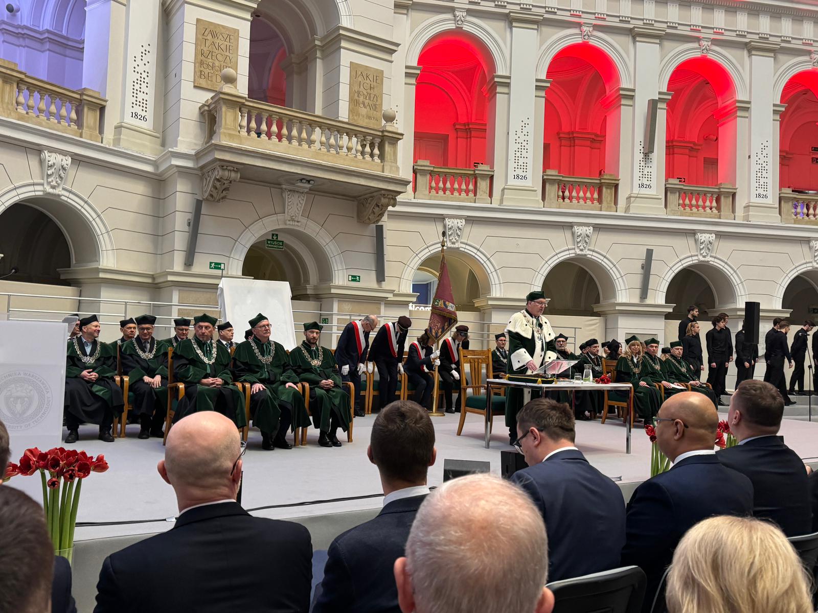 Reprezentacja NCBJ na posiedzeniu Senatu Politechniki Warszawskiej