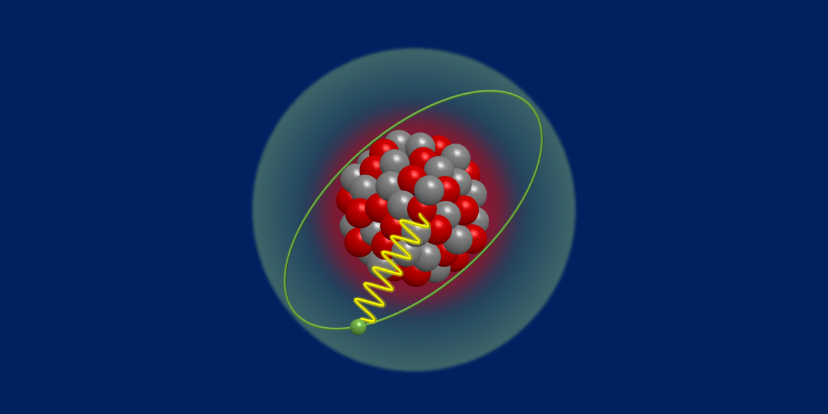 Wizualizacja jądra ołowiu-208. Źródło: Max Planck Institute for Nuclear Physics