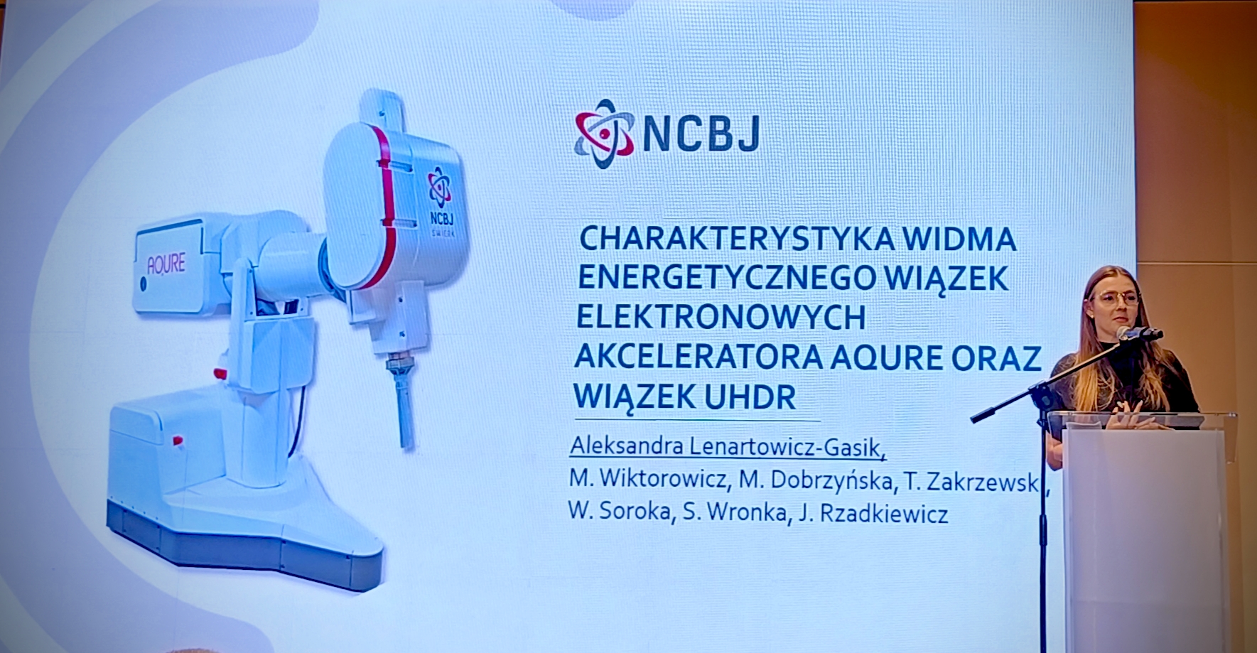 Akcelerator AQURE zaprezentowany na Kongresie Polskiego Towarzystwa Fizyki Medycznej