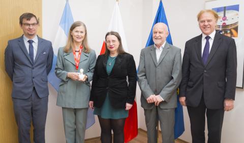 Wizyta Ambasador Argentyny w Narodowym Centrum Badań Jądrowych