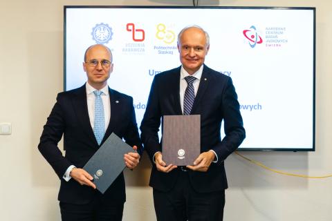 Politechnika Śląska i Narodowe Centrum Badań Jądrowych zacieśniają współpracę. Fot. Maciej Mutwil