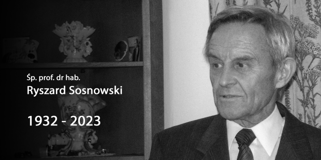 prof. dr hab. Ryszard Sosnowski