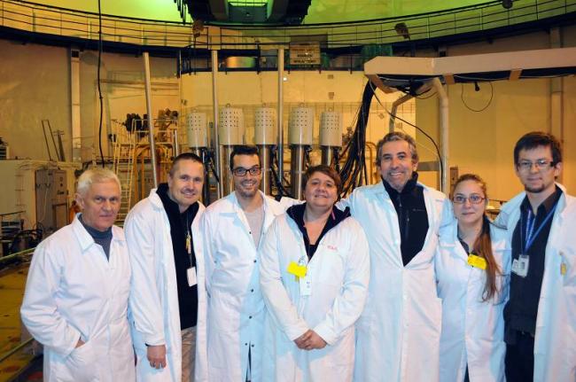 Francusko - polski zespół badawczy GAMMA MAJOR w reaktorze MARIA