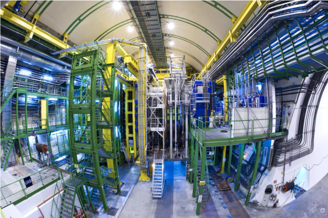 Detektor LHCB - widok wnętrza