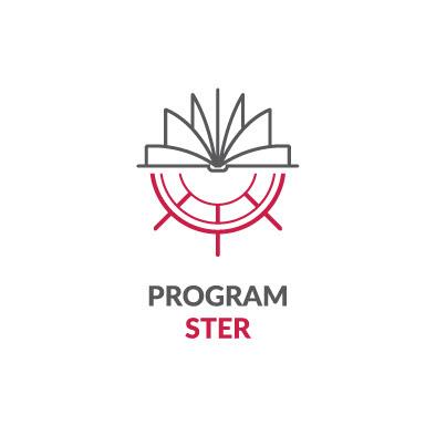 Logo programu STER - Umiędzynarodowienie Szkół Doktorskich