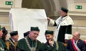 Reprezentacja NCBJ na uroczystym posiedzeniu Senatu Politechniki Warszawskiej z okazji 200-lecia uczelni.