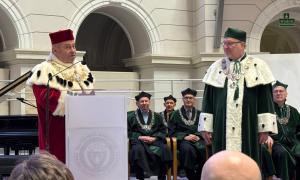 Reprezentacja NCBJ na uroczystym posiedzeniu Senatu Politechniki Warszawskiej z okazji 200-lecia uczelni.