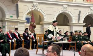 Reprezentacja NCBJ na uroczystym posiedzeniu Senatu Politechniki Warszawskiej z okazji 200-lecia uczelni.