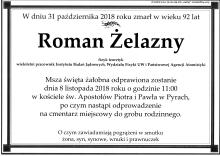 Zmarł prof. Roman Żelazny