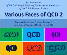 „Various Faces of QCD 2" — 3 Sympozjum Polskiego Towarzystwa Fizycznego sekcji Fizyki Oddziaływań Fundamentalnych, 8-9 października 2016