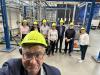 Delegacja 4NEW w termohydraulicznym laboratorium szkoleniowym KSU. Od prawej: Maria Skoqvist (KSU) i Joachim Lindström (KSU) oraz delegacja 4NEW