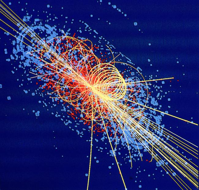 Ilustracja zderzenia cząstek. Źródło: CERN Ilustracja zderzenia cząstek. Źródło: CERN