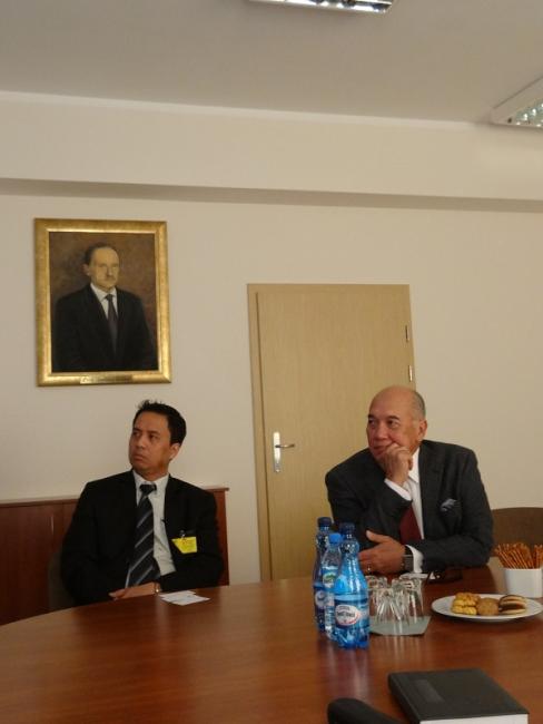 Wizyta ambasadora Indonezji w Narodowym Centrum Badań Jądrowych - fot. Robert Papliński, NCBJ Wizyta ambasadora Indonezji w Narodowym Centrum Badań Jądrowych - fot. Robert Papliński, NCBJ
